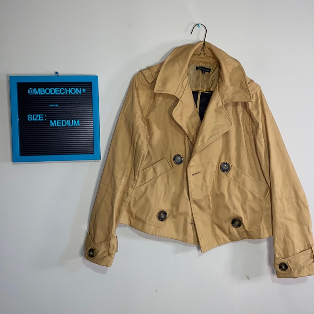 EUC Womens Medium Shinestar Tan Jacket